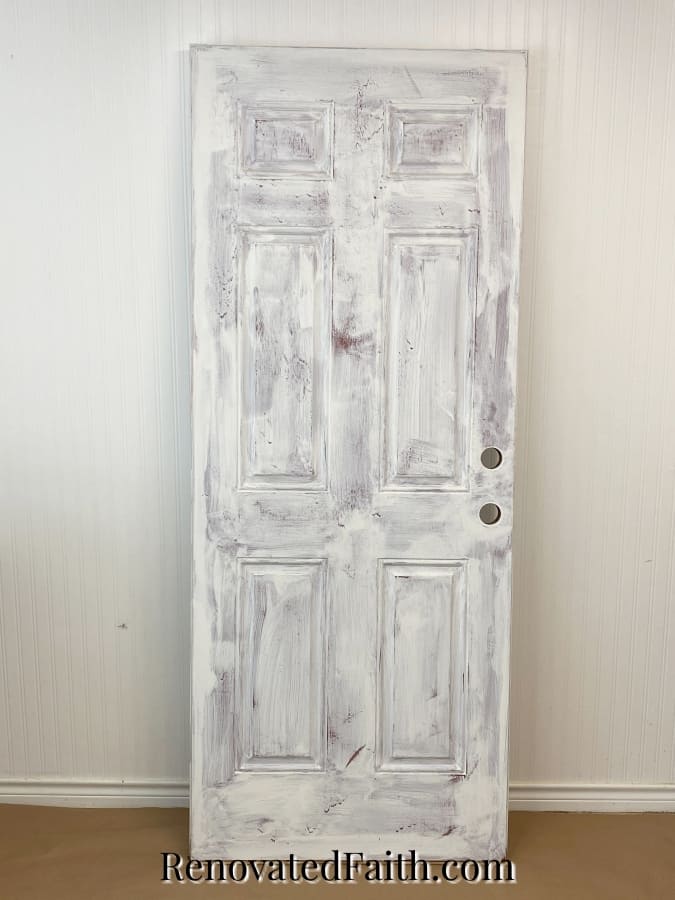 如何把一扇门漆成木纹的样子